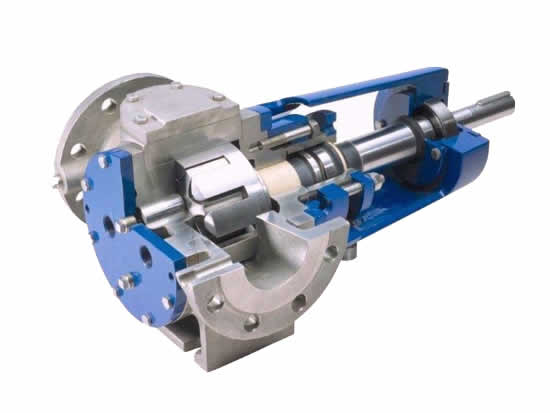 NYP type Internal gear pump with safety valve